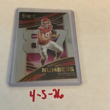 2024 Panini Select Football #NMB-TKE Travis Kelce NUMBERS