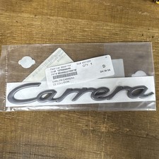Oem Genuine 1997-1998 Porsche 993 Carrera Steel Grey Emblem 993-559-237-06-61w