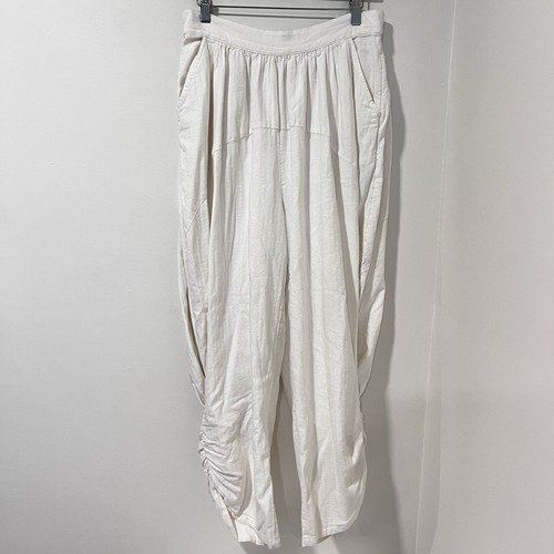 Pantaloni Free People Feelin’ Free bianchi taglia M boho harem lounge spiaggia pull-on - Foto 5 di 14
