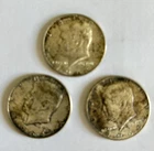 1966 Kennedy Half Dollar Coins Lot of 3 - 50 Cent Circulated