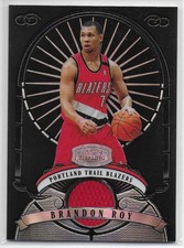2007-08 Bowman Sterling BRANDON ROY Portland Trail Blazers Jersey SP Black #/99