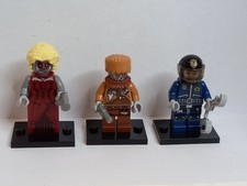 Lego Wiley Fusebot, Calamity Drone & Robo Swat Mini Figures  The Lego Movie  VGC