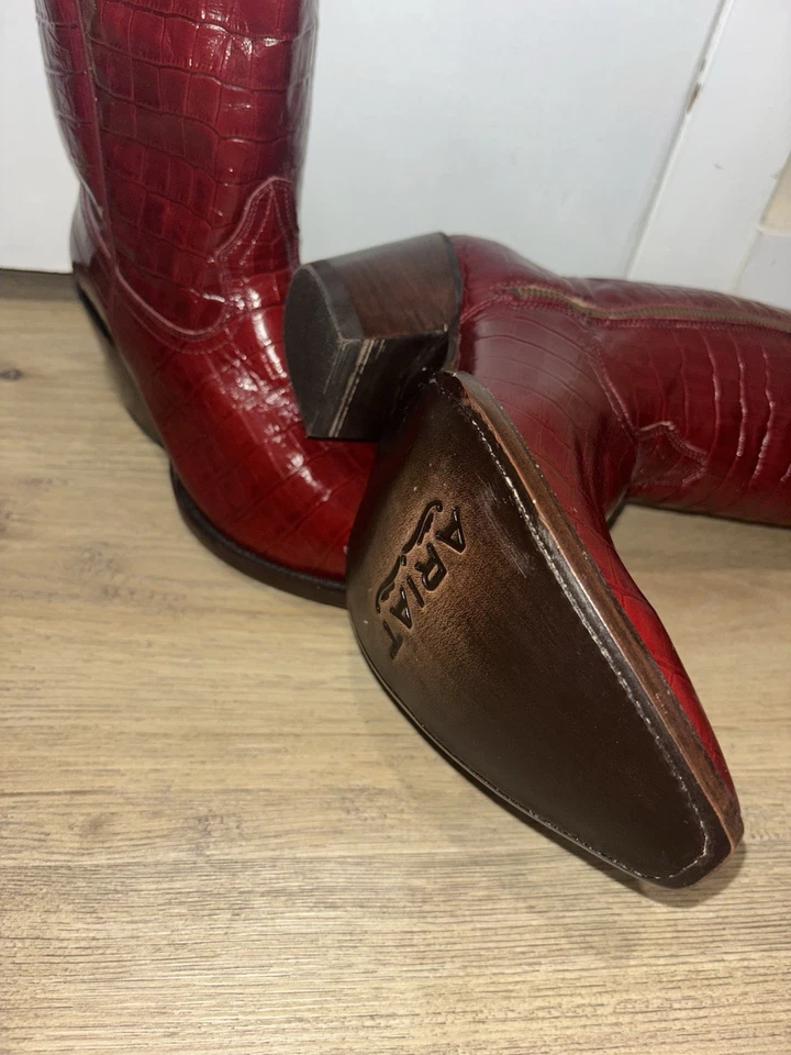 Estampado cocodrilo rojo Ariat Casanova Foto 3 de 4