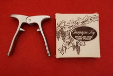 Vintage Champagne Key Sparkling Wine Cork Puller  Made In Italy Wente Vineyards