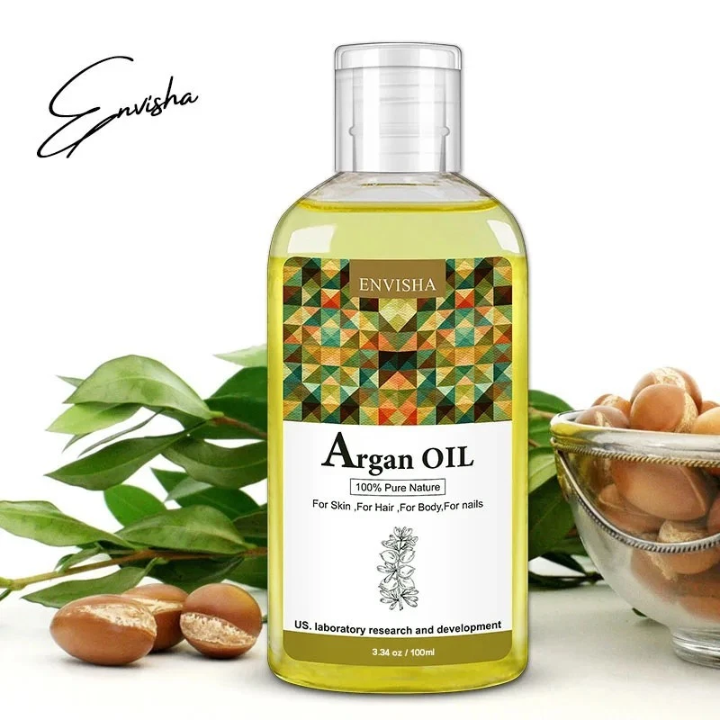 100% Pure Argan Oil 100ml Moisturizing Skin Hair Face Nail Care Natural Serum - Image 2 of 4