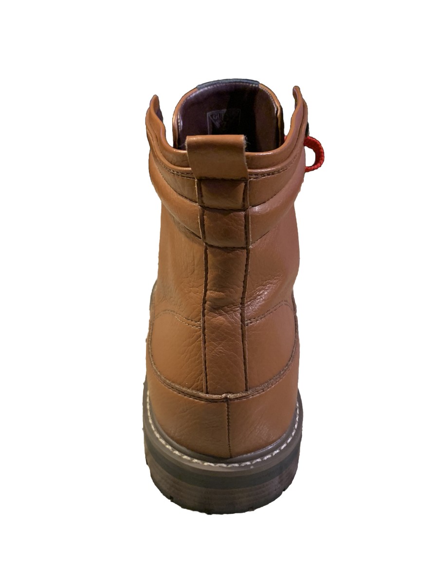 Guess GMRUSKIN-C Chukka Ankle Boots w Red Laces, Men\'s Sz 7 Guess GMRUSKIN-C Mens Brown With Red Laces Chukka Ankle  main image 2