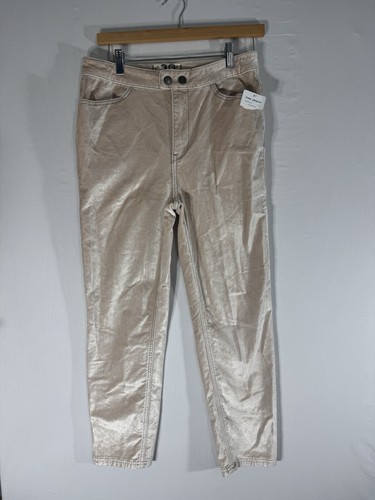 We The Free Women’s Sweet Jane Champagne Velvet Skinny Stretch Pants Size 29 NWT