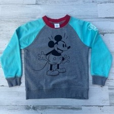 Hanna Andersson x Disney Mickey Mouse Sweatshirt Top Kids Size 6-7 120cm Shirt