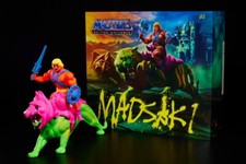 Madsaki X MASTERS OF THE UNIVERSE MOTU He-Man Battle Cat  MATTEL CREATIONS