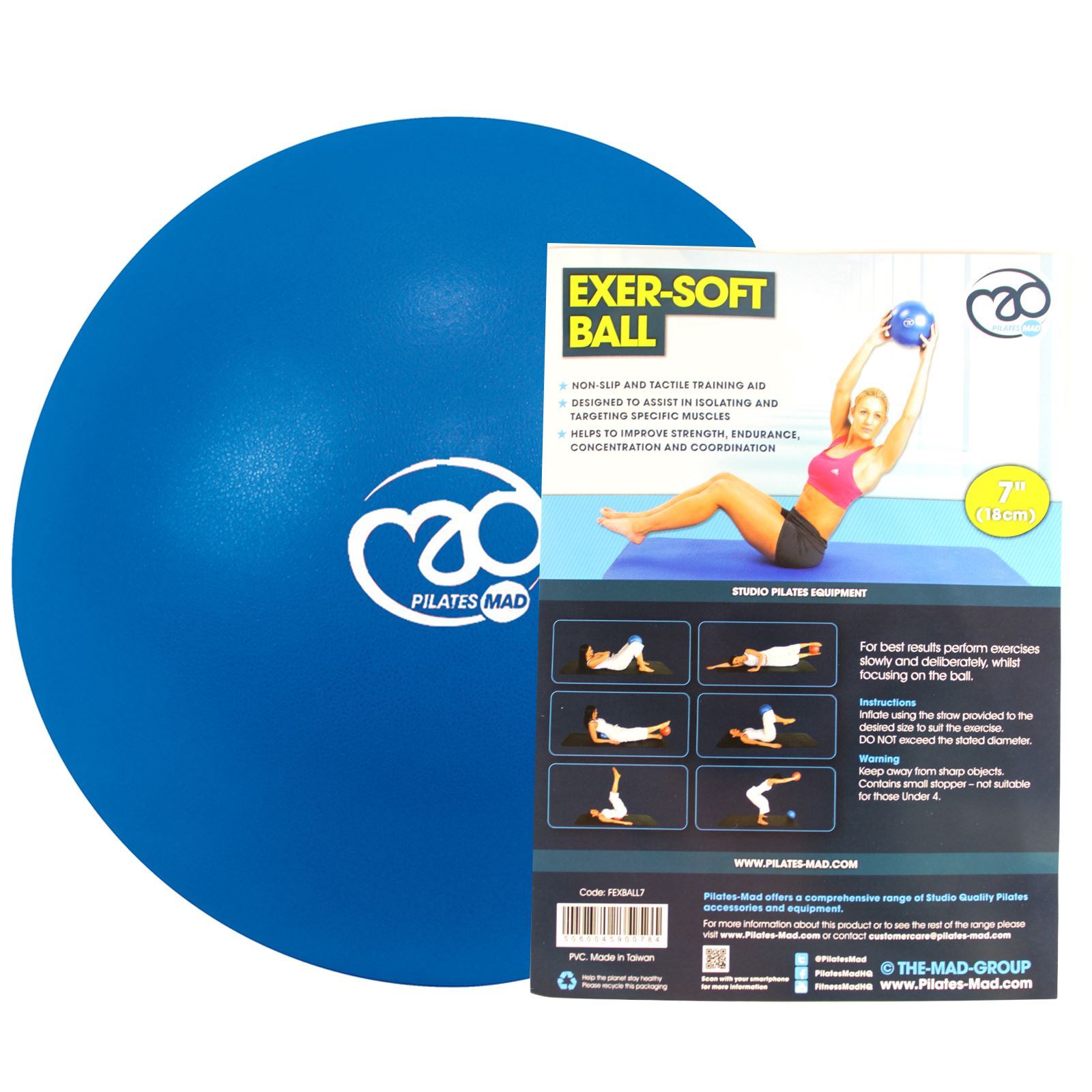 7 inch exercise ball