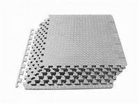 Rubber Restaurant Floor Mats Waterproof Interlocking Home Gym Room Tile Gray Rubber Restaurant Floor Mats Waterproof Interlocking Home Gym Room Tile Gray