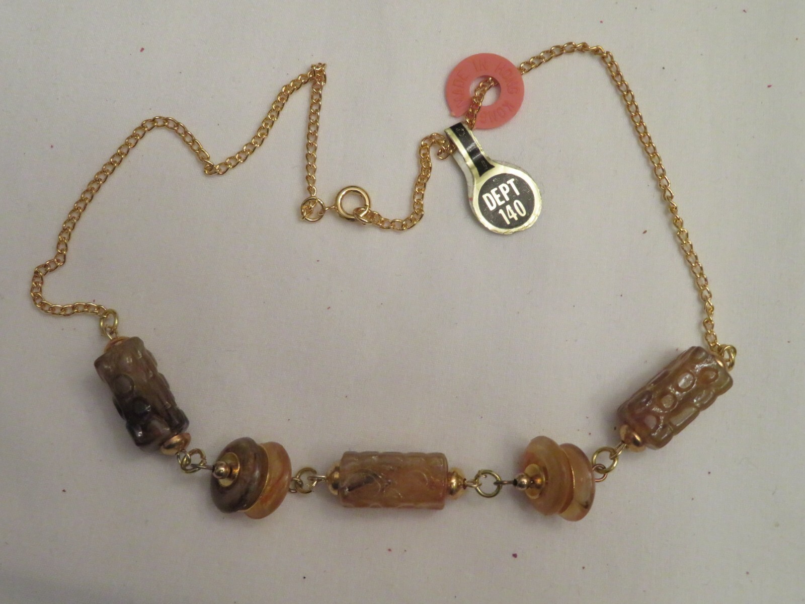 Vintage Art Deco Rectangular & Round Quartz Look … - image 1