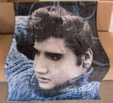New Blue Sweater Elvis Presley Plush Fleece Throw Gift Blanket The King Photo