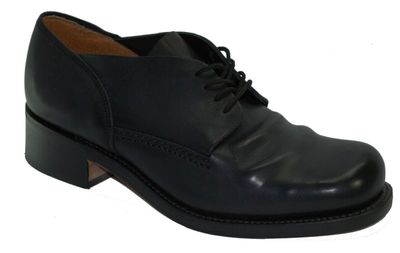 Shellys London Made in England Old School Shoe Stoke-on-Trent Black 43 Shelly15