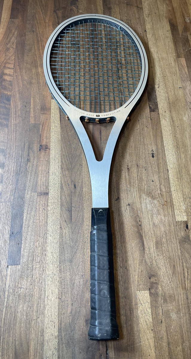 Vintage Head Arthur Ashe Competition 1 Metal Tennis Racket 4