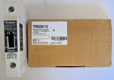 CRABTREE POWERSTAR 250 15AMP 25 kA EINPOLIG MCCB 7PBGGN115 1 POLIG