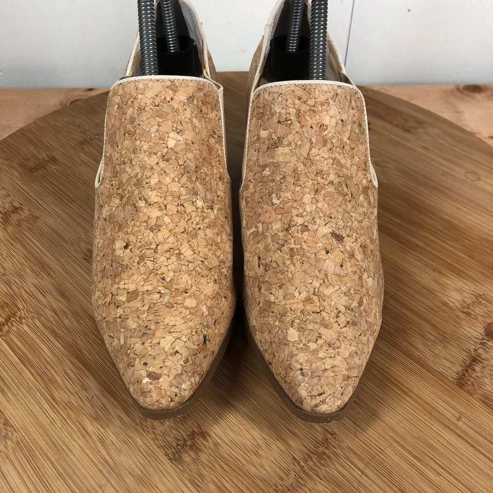 Farylrobin Botines Para Mujer 8 M Corcho Tostado Punta Chelsea Zapatos Informales Foto 4 de 4