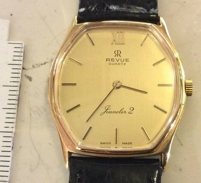 Revue Jeancler 2 orologio quarzo vintage anni 80' nuovo laminato mm 28 x 29  | eBay
