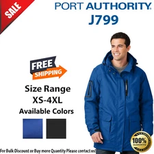 Port Authority Mens Long Sleeve Heavyweight WaterProof Parka J799