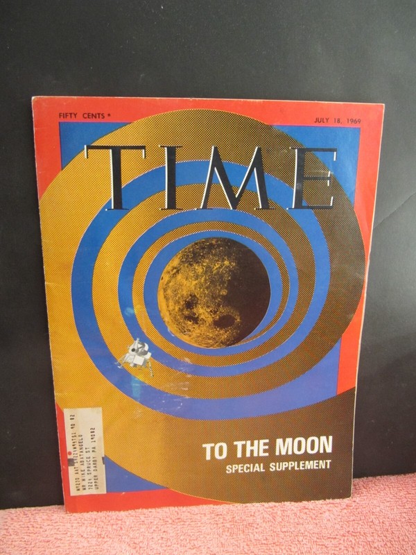 TIME MAGAZINE JULY 18 1969 SPECIAL SUPPLEMENT TO THE MOON
