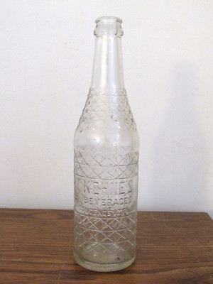 RARE Embossed KEHNE'S Beverages 12 oz Soda Bottle Diamond Pattern Frederick,Md