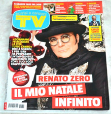 Sorrisi e canzoni tv 52/2016 Renato Zero X Factor Meryl Streep Geronimo Stilton