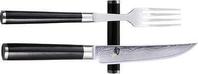 Kai  DM-0907 Shun Classic Tafelmesser Gabel und Besteck Rest Set Damast Neu