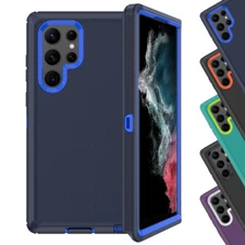 For Samsung Galaxy S24 Ultra Plus S23 S22 Hybrid Shockproof Armor Case Cover