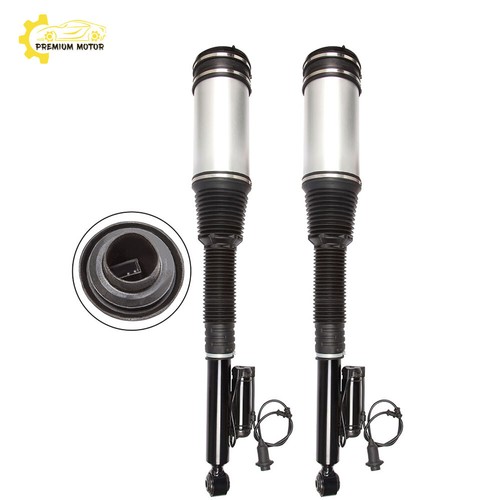 Pair Front Air Struts W/ Suspension Compressor Fit For Mercedes CLS E