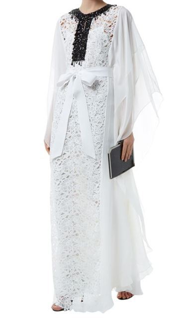 cap sleeve lace dress Catherine Cap Sleeve Lace Ball Gown 8 / Off White main image 1