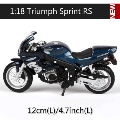 Maisto 1:18 12cm Triumph Sprint RS Diecast Motorcycle Model Toy