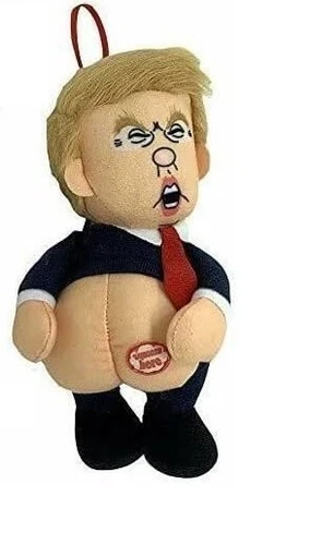 Farting Donald Trump Christmas Ornament-Funny Farts Deck The Halls-LIMITED 2025!