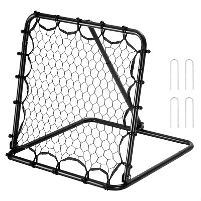 34''x34'' Soccer Rebounder Net Kick-Back Portable Football Training Gifts