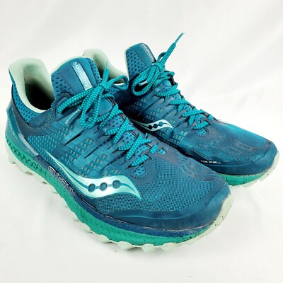 Saucony Everun Womens Xodus Iso Running Shoes Turquoise S10449-35