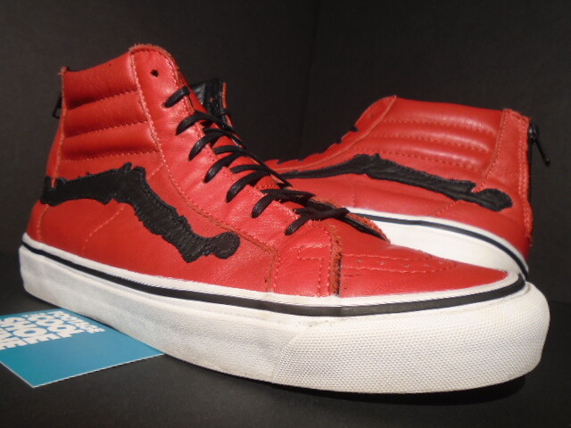 vans sk8 hi reissue red