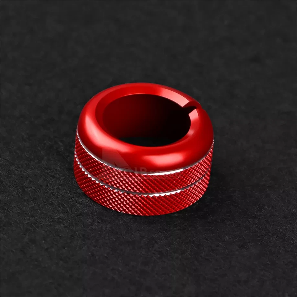 For Subaru BRZ GR86 2021-2023 Red Aluminum Alloy Rearview Mirror Adjustment Knob - Image 3 of 4