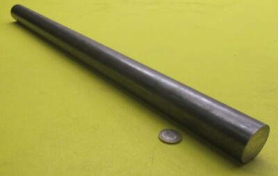 12L14 Steel Unpolished Rod Round Bar, (1 1/2'') -1.50'' Dia  x 2 Foot Length