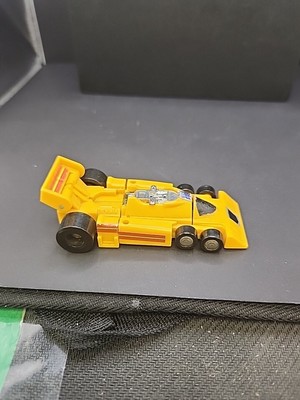 1985 G1 VTG TRANSFORMERS Stunticons Menasor Drag Strip Yellow Race Car