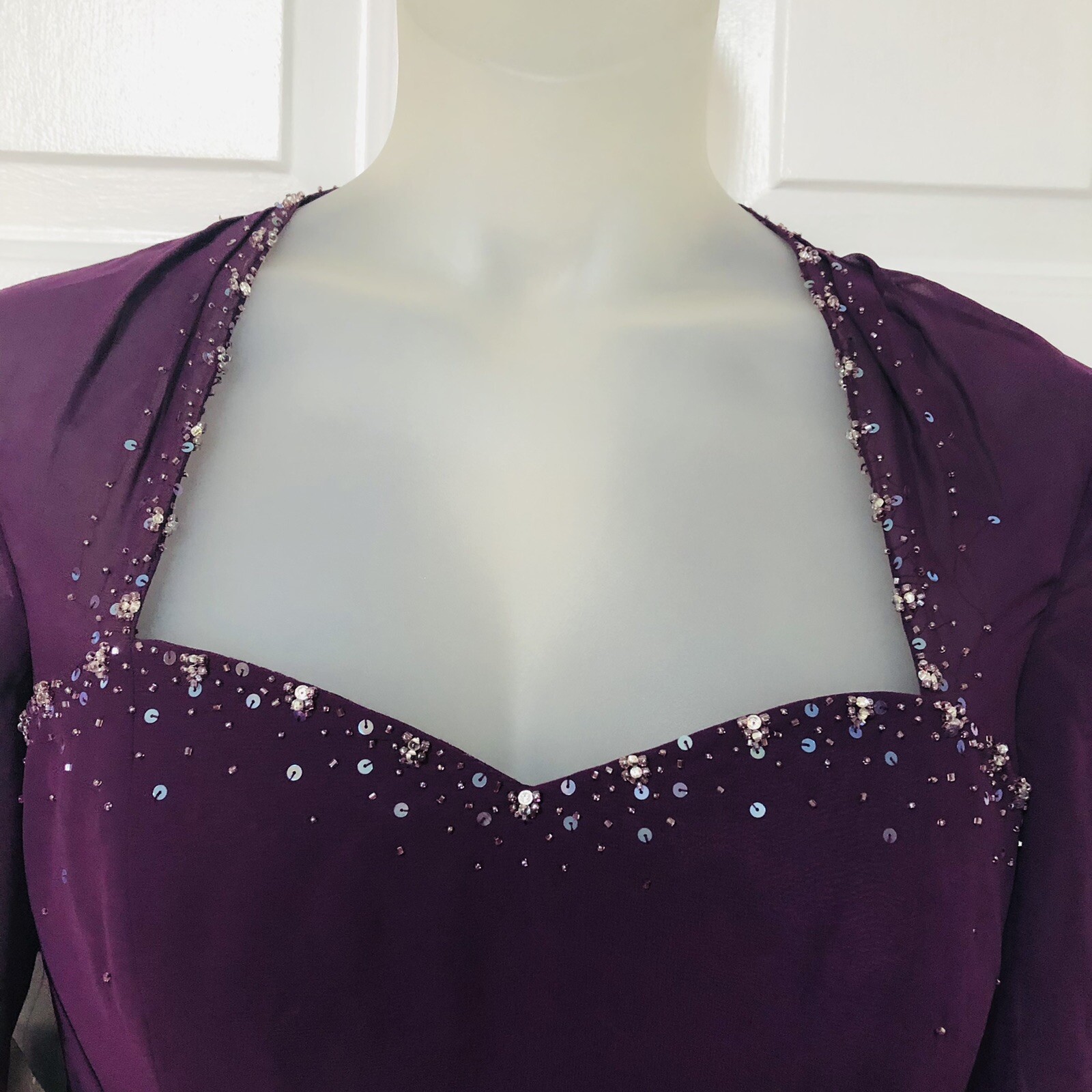 NWT Jade Bordeaux mother/ bridal dress eBay