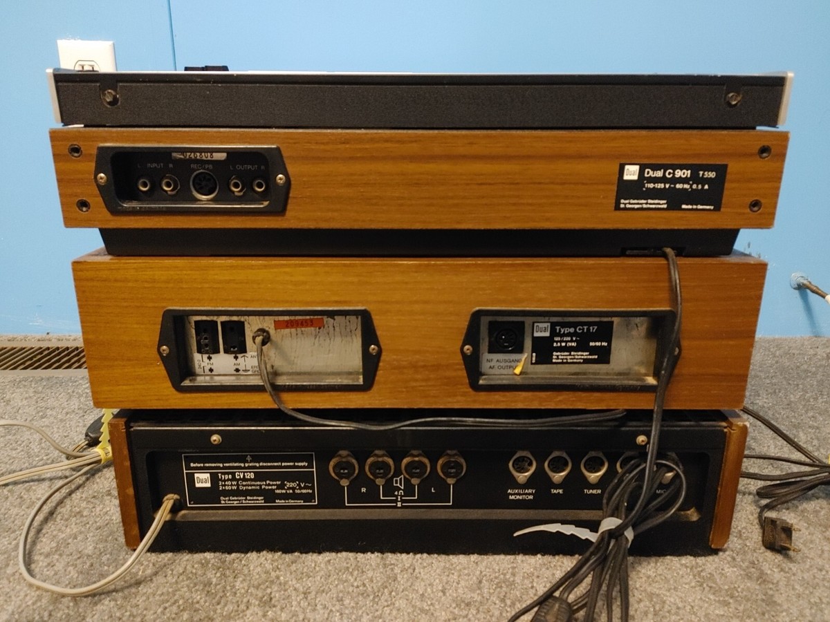 Extremely Rare 3-Piece Vintage Dual Stereo Set | eBay