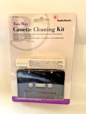 NOS New Old Stock Radio Shack 2-way Cassette Head Cleaner Cleaning Kit 44-1162A