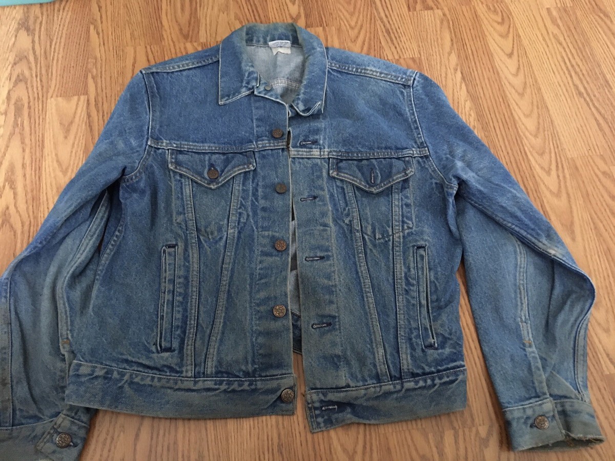VINTAGE MGM STUDIO METRO GOLDWYN MAYER DENIM JACKET SIZE M | eBay