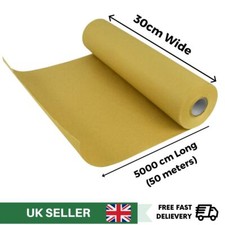 BROWN KRAFT WRAPPING PARCEL PAPER PACKAGING WRAPPING 40GSM - HAND HELD SIZE!