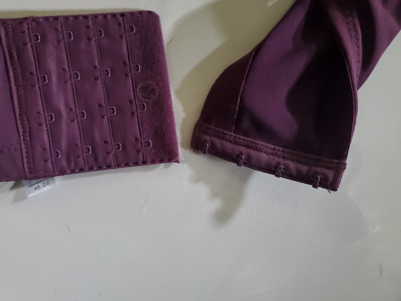 Leading Lady Burgundy Size 48DD Bra Full Coverage Nyl… Gem