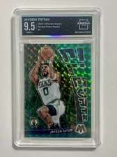 2022 Panini Mosaic - Jayson Tatum #1  Elevate Green Mosaic - Boston Celtics