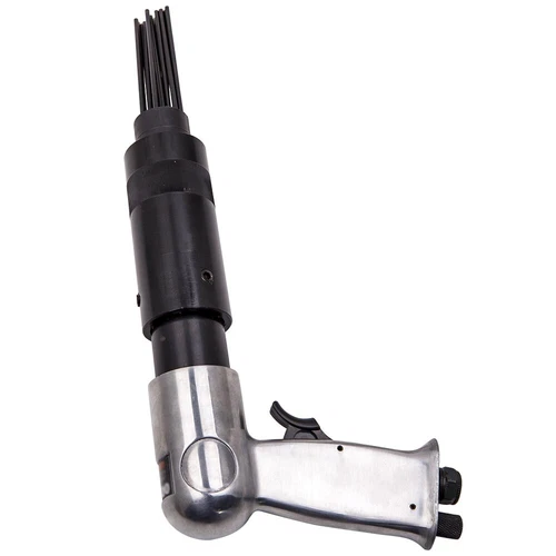 Air Needle Scaler Pneumatic Air Tool Pistol Grip Remove Slag Rust Deburring