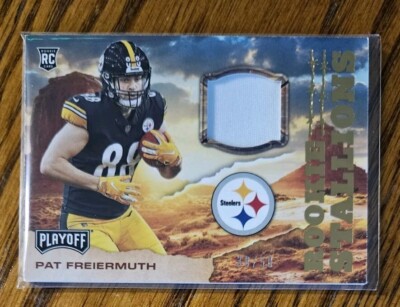 Pat Freiermuth RC Material -2021 Playoff Rookie Stallions Prime #/50 RS-PFR