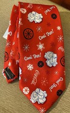 Coca-Cola Men's Neck Tie Holiday Polar Bears New with Tags