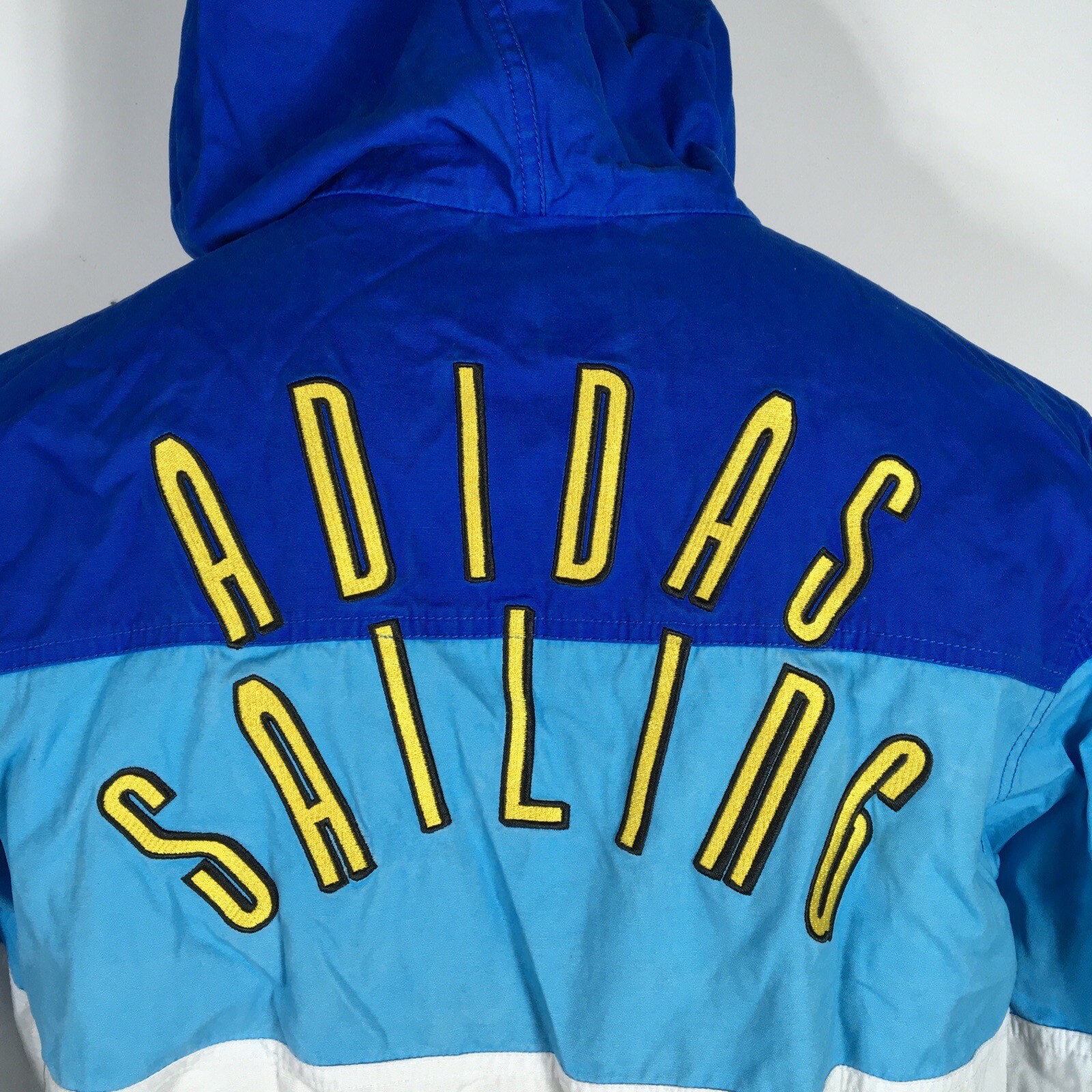 Unique 90s Adidas Rare Factory Sample Zip Track Sailing Jacket image 8