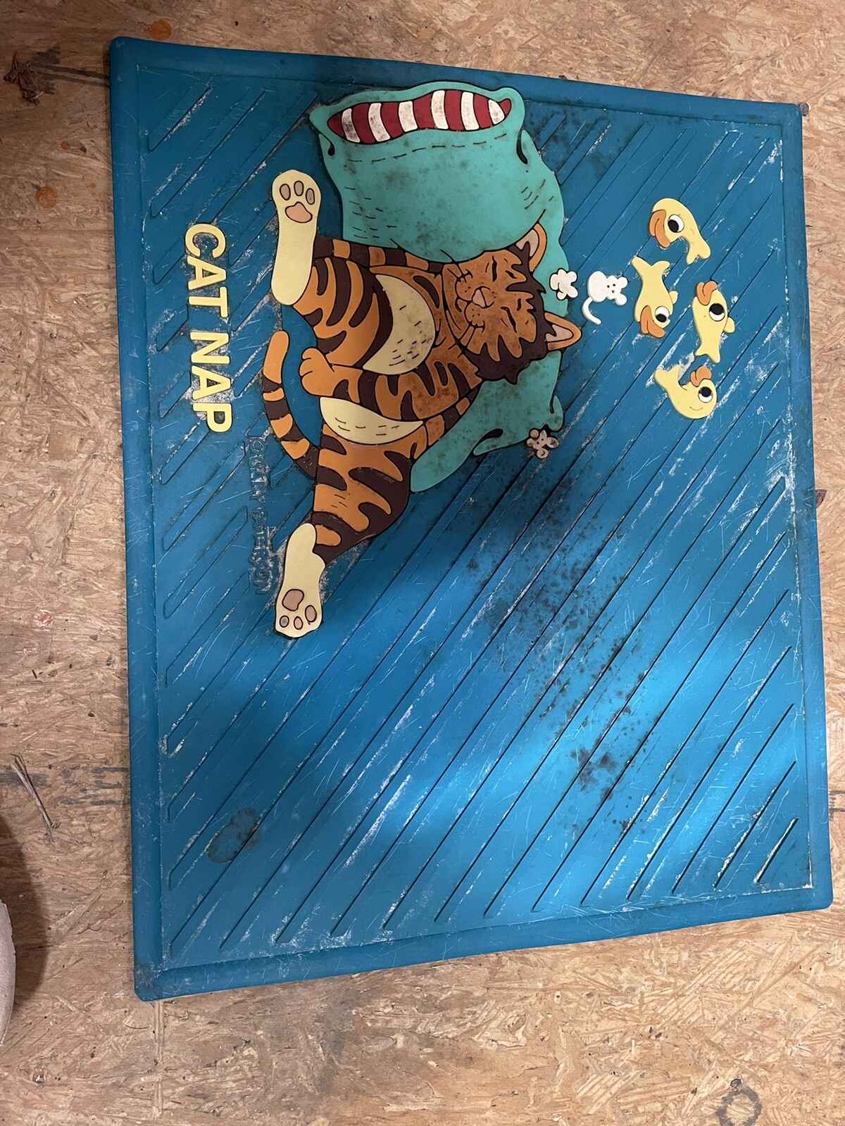 cat litter mat